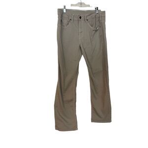 Buffalo David Bitton Men's Tan Slim Straight Stretch Jeans Size W32 L30